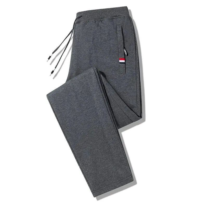 Men's Fitness Sportswear Tracksuit Elastic Waist Sweatpants: Comfortable Cotton Jogger Trousers