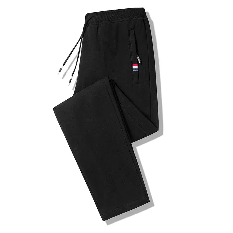 Men's Fitness Sportswear Tracksuit Elastic Waist Sweatpants: Comfortable Cotton Jogger Trousers