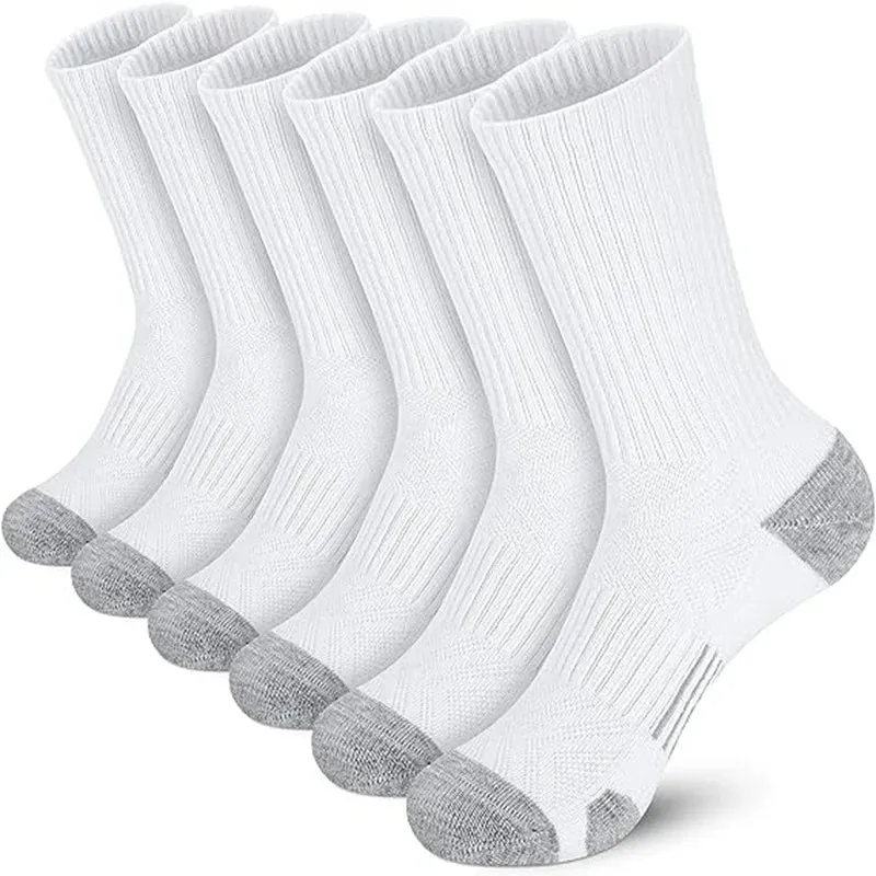 Men's Long Compression Sport Socks - Pack of 6