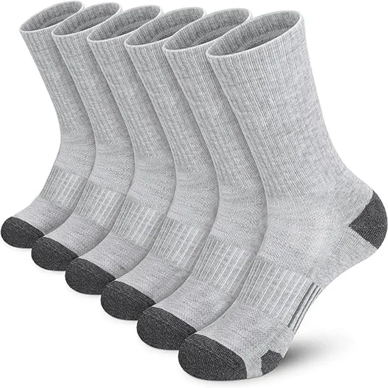 Men's Long Compression Sport Socks - Pack of 6