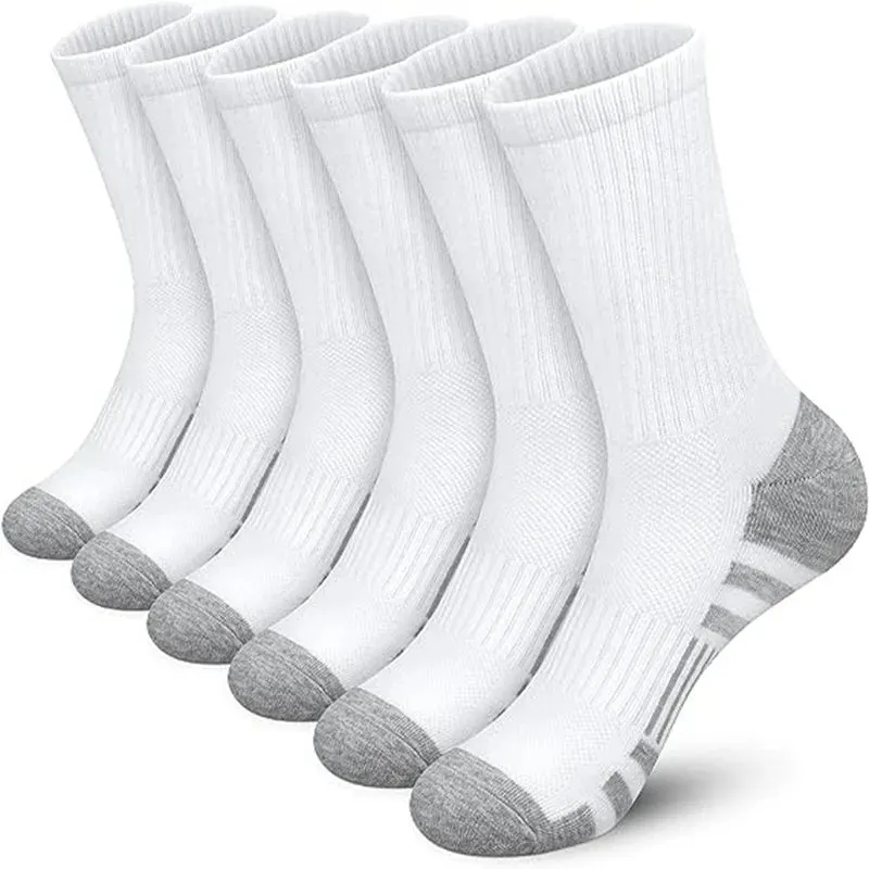 Men's Long Compression Sport Socks - Pack of 6