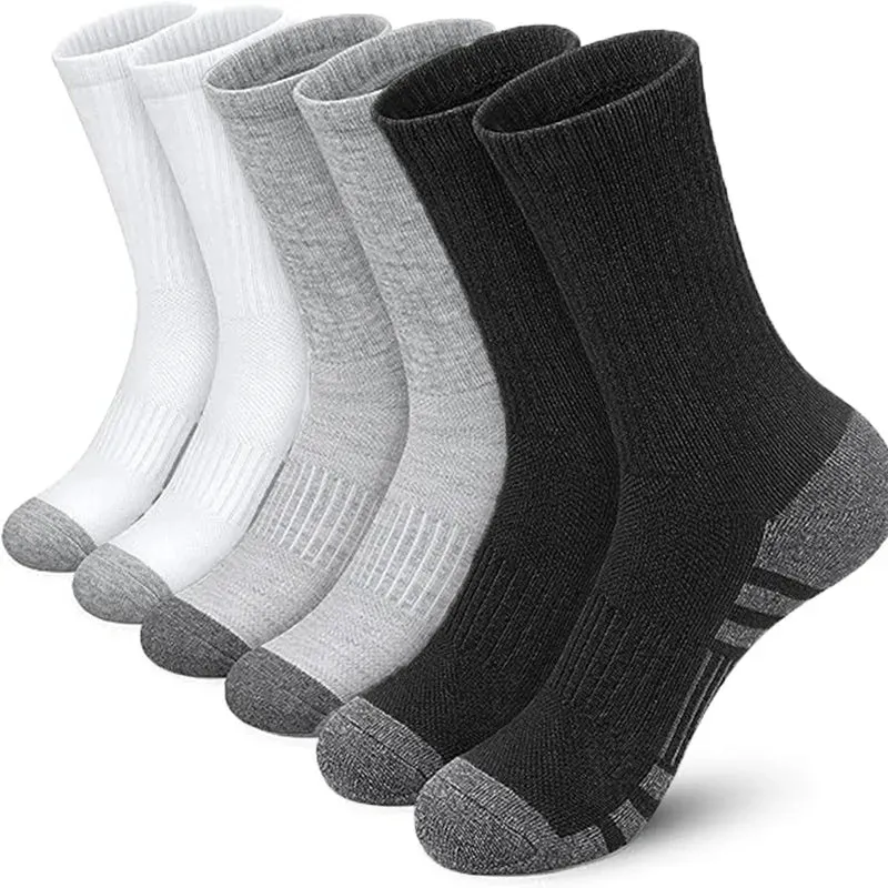 Men's Long Compression Sport Socks - Pack of 6