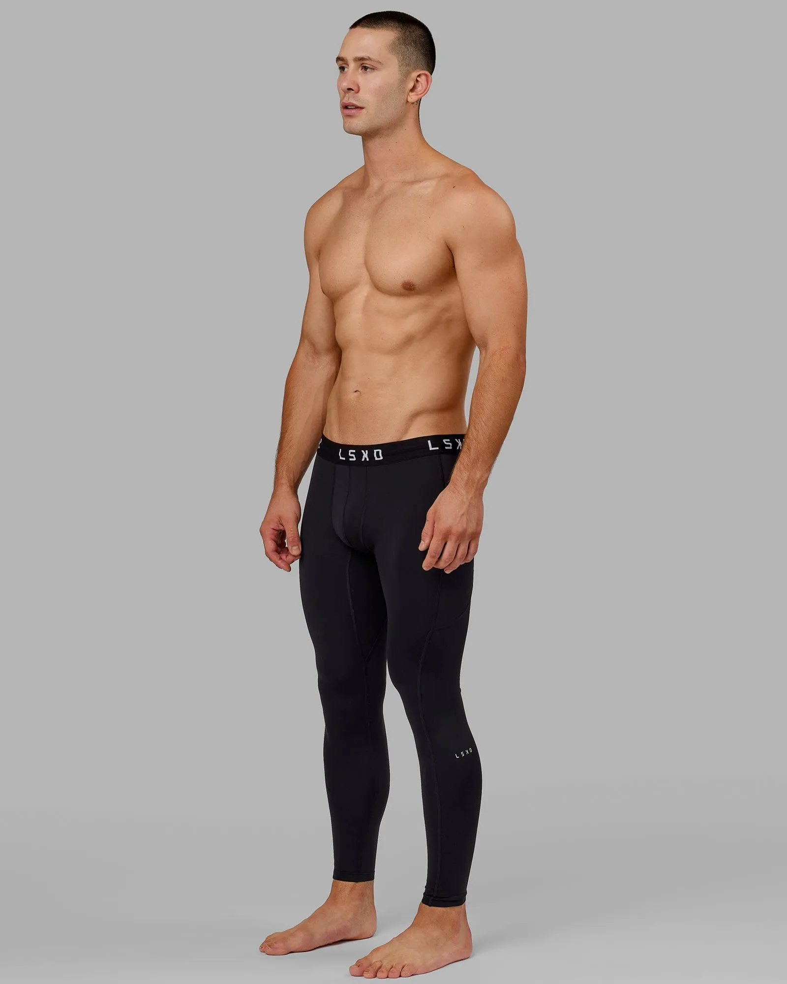 Men's Perform Full Length Tights - Black