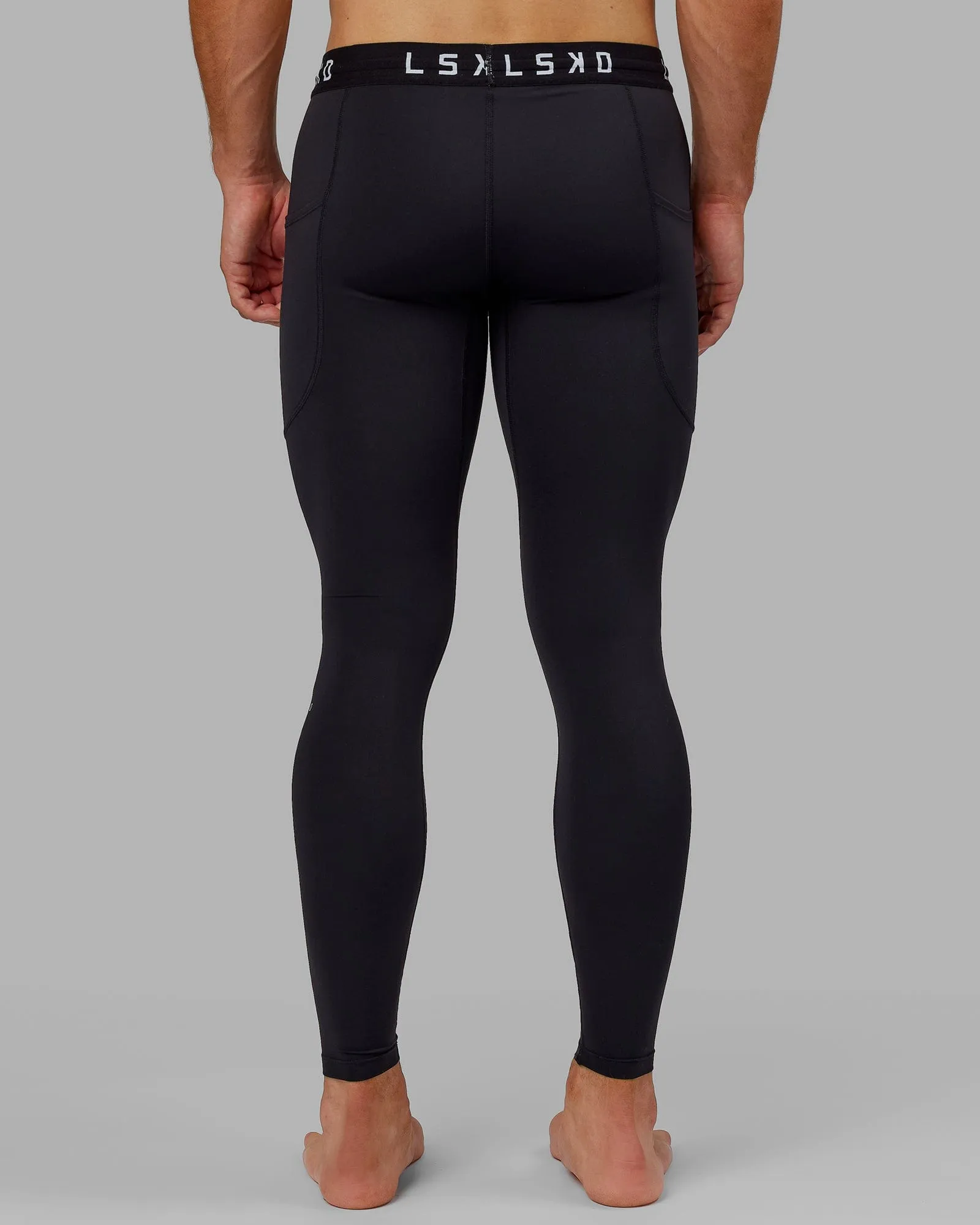 Men's Perform Full Length Tights - Black