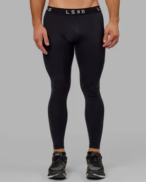Men's Perform Full Length Tights - Black