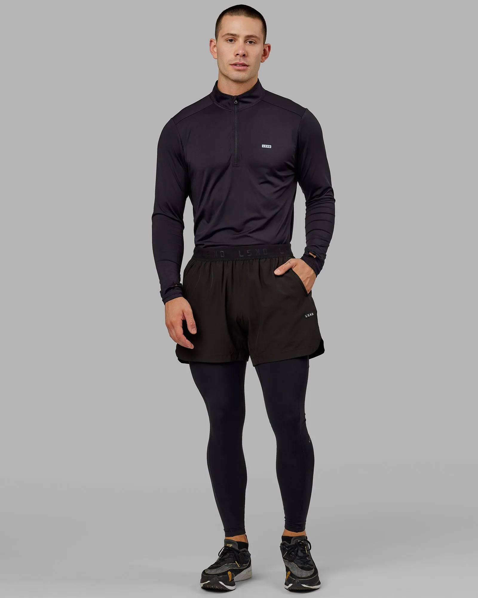 Men's Perform Full Length Tights - Black