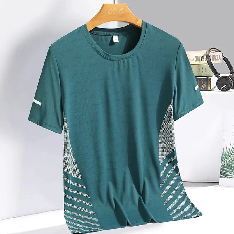 Men's Sports Running Short Sleeve T-Shirt - Performance Tee for Active Lifestyle