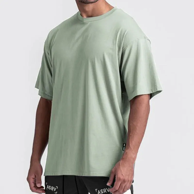 Men's Summer Gym Quick Dry Short Sleeve Sport T-Shirt - Fitness Shirt Trainer Running Jersey, Breathable Sportswear