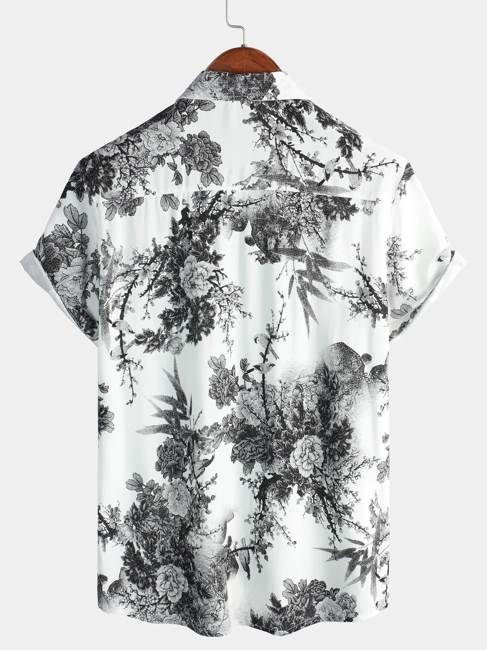 Men's Summer Holiday Button Up Hawaiian Breathable Short Sleeve Shirt