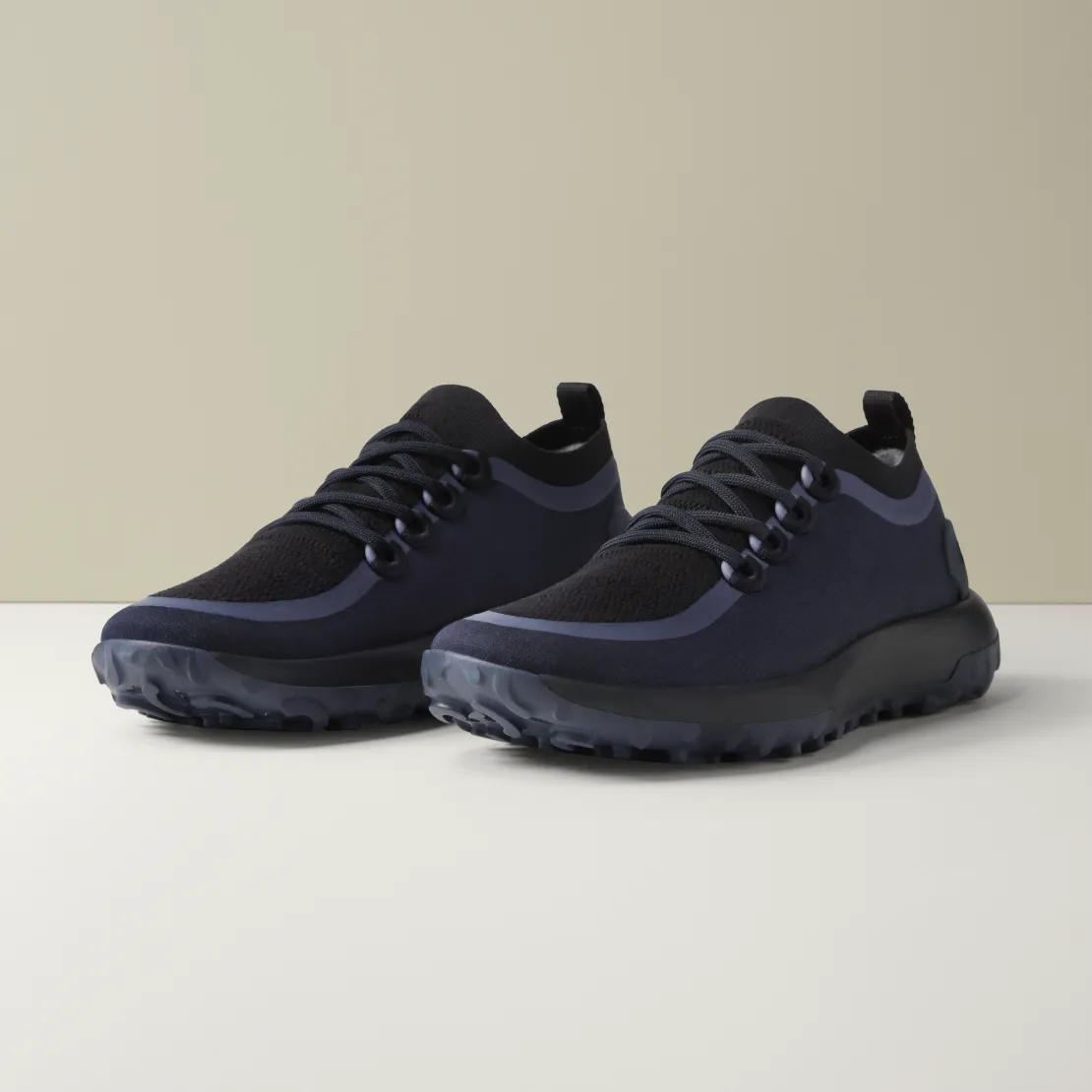 Men's Trail Runners - True Navy/Hazy Indigo (Natural Black Sole)