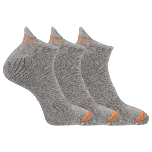 Merrell Cushioned Cotton Low Cut Tab Sock - Breathable Comfort 3 Pair Pack
