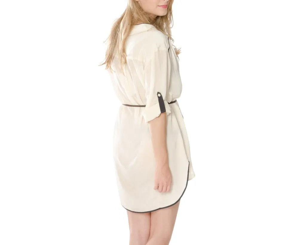 Miss Divine Lightweight Flowing Silk Shirt