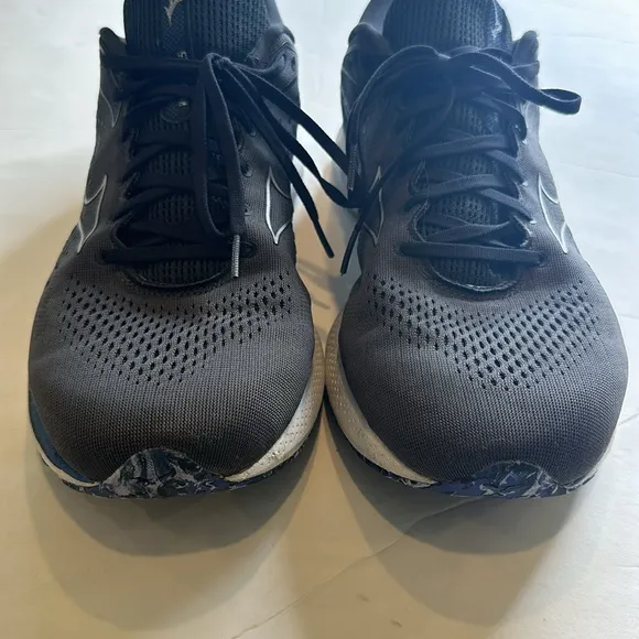 Mizuno Men's Wave Rider 25 2E Running Shoe Mens Size 14 Obsidian