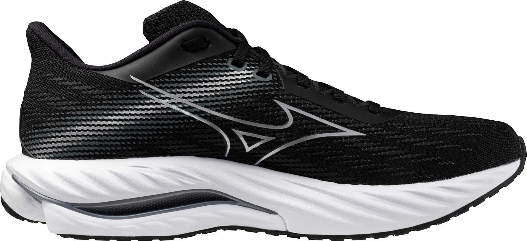 Mizuno Wave Inspire 21 WIDE FIT (2E) Mens Running Shoes - Black