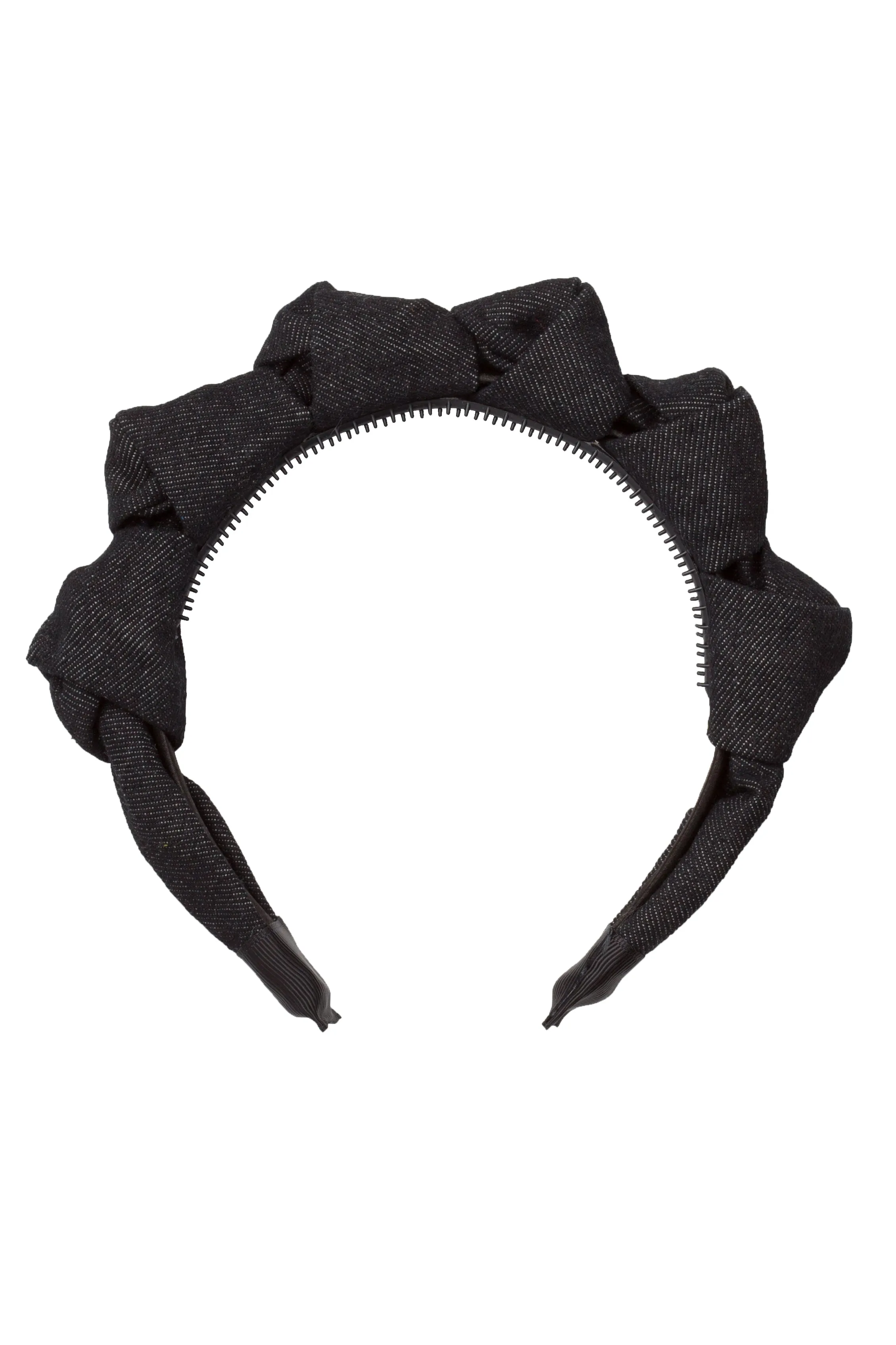 Monkey Bars Headband - Black Denim