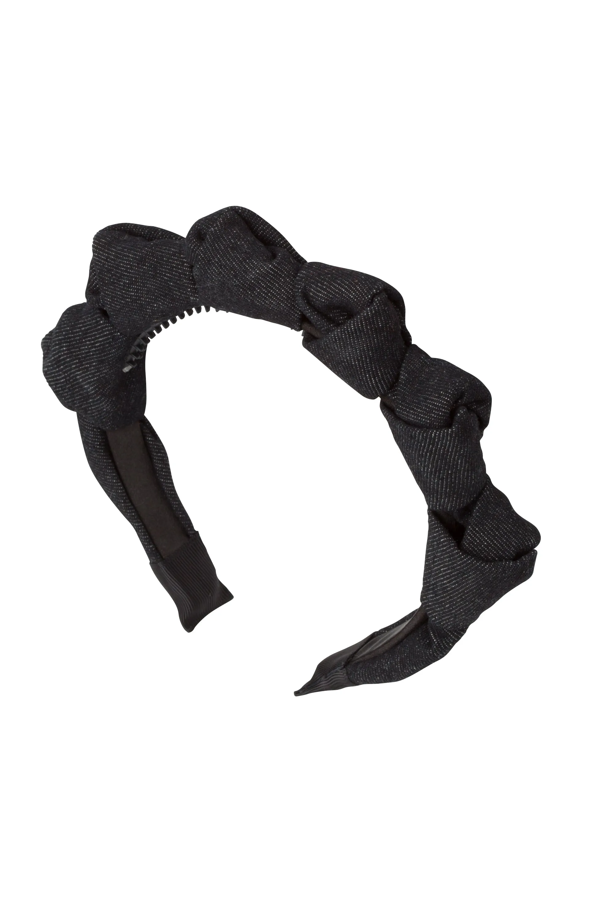 Monkey Bars Headband - Black Denim