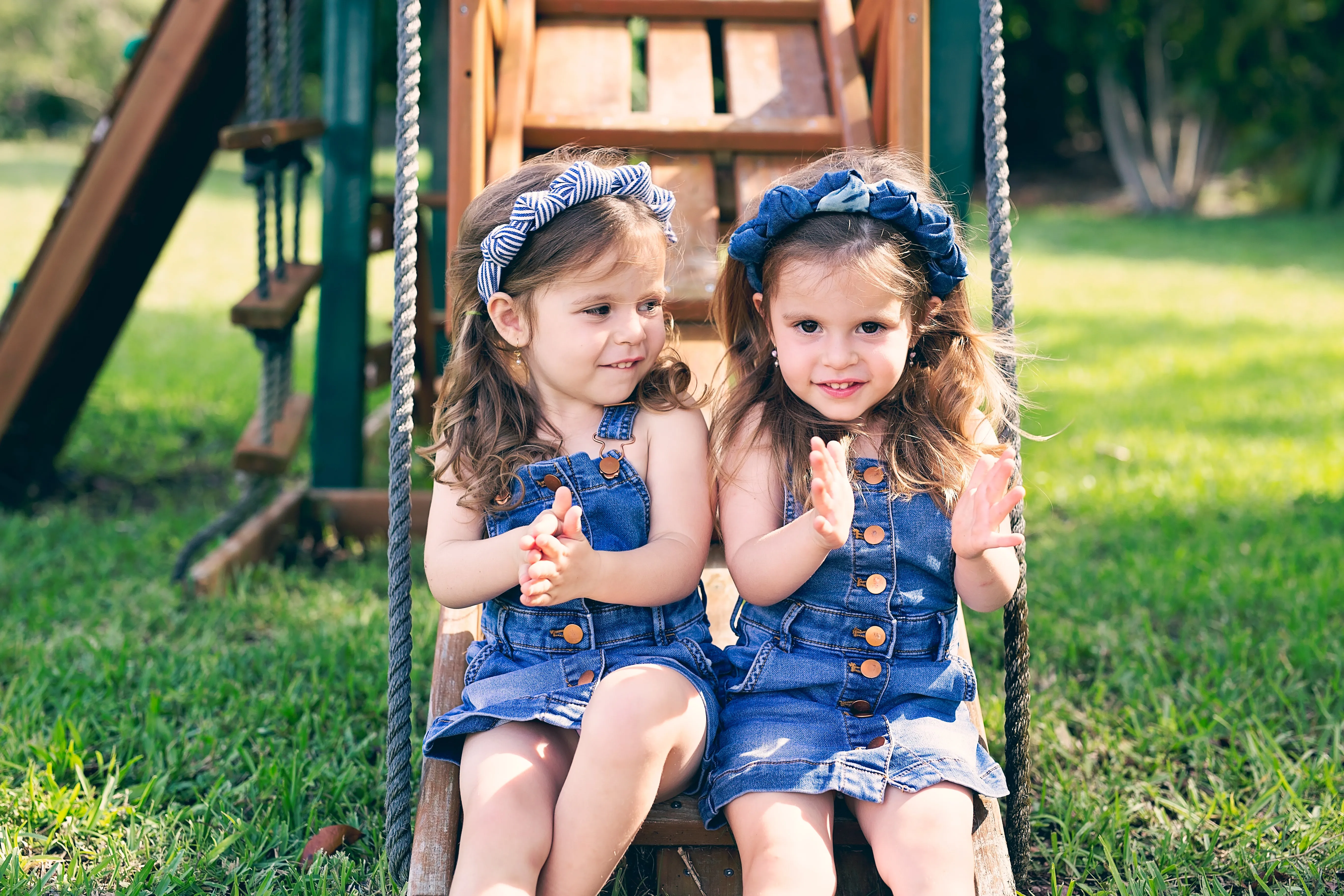 Monkey Bars Headband - Pinstripe