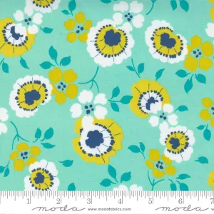 Morning Light by Moda Fabrics PANSY/AQUA