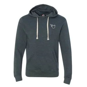 Navy Triblend Hoodie