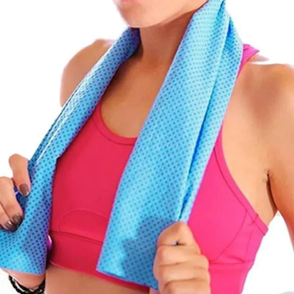 New in reusable bag! Cooling Towel 12x30 Inches,Ice Sport Towel Neck Cooler for Instant Cooling, for Yoga,Workout,Gym,Running,Travel,Camping,Golf & All Outdoor Activities! Pink!
