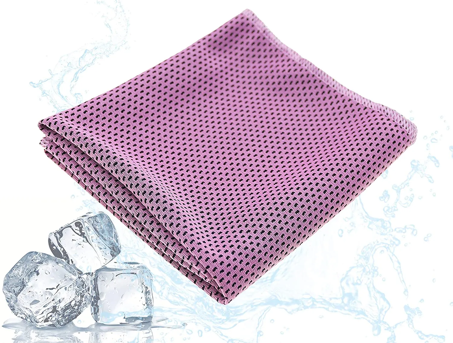 New in reusable bag! Cooling Towel 12x30 Inches,Ice Sport Towel Neck Cooler for Instant Cooling, for Yoga,Workout,Gym,Running,Travel,Camping,Golf & All Outdoor Activities! Pink!