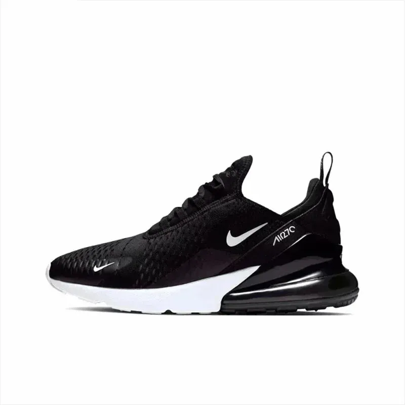 Nike Air Max 270 Men's Women's Wear-resistant Air Cushion Cushioning Breathable Comfortable Sports Running Shoes Sneakers Women