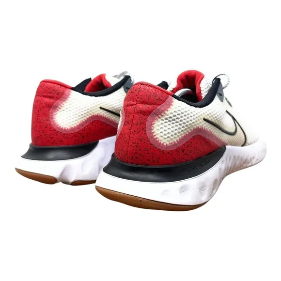 Nike Men's Renew Run Race Running Shoe 13 White University Red CW5231-100