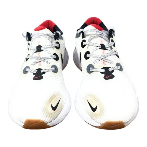 Nike Men's Renew Run Race Running Shoe 13 White University Red CW5231-100