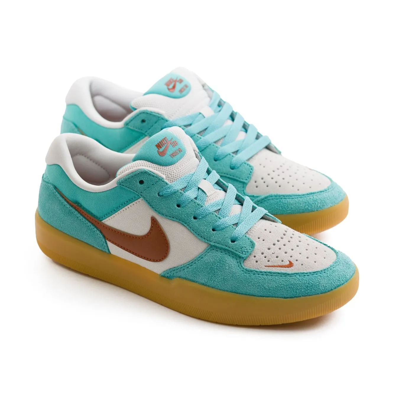 Nike SB Force 58 - GREEN FROST/DARK RUSSET-PHANTOM
