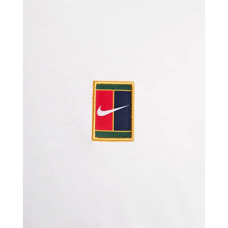 NikeCourt Men's Max90 Short-Sleeve White Tennis Top