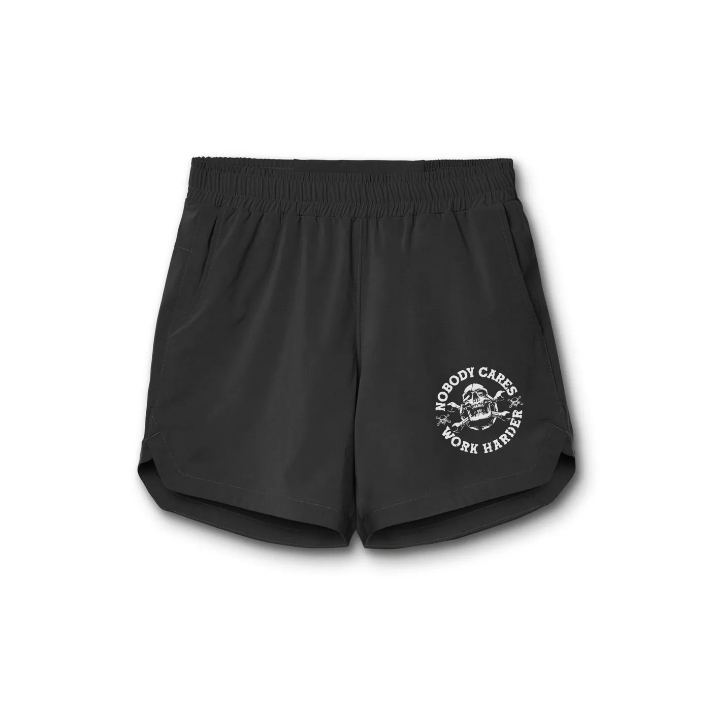 NOBODY CARES QUICKDRY 5'' INSEAM RUNNING SHORTS