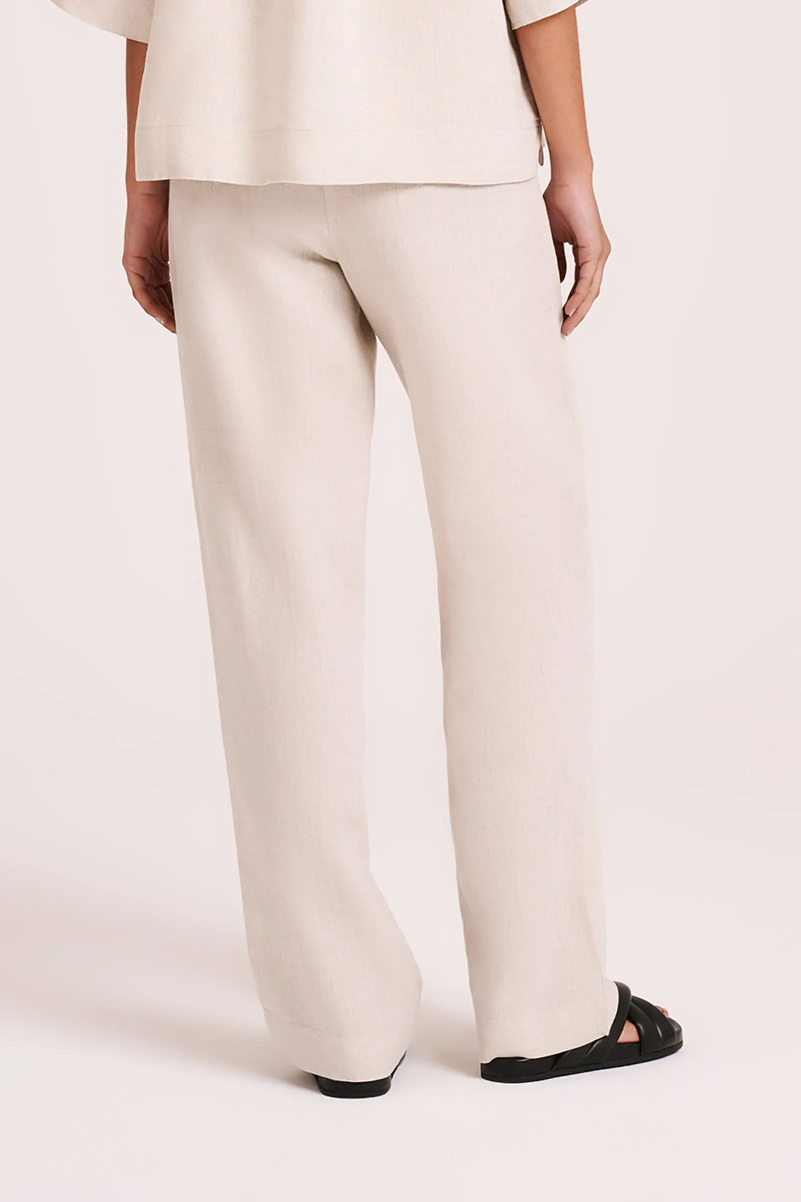 Nude Linen Lounge Pant