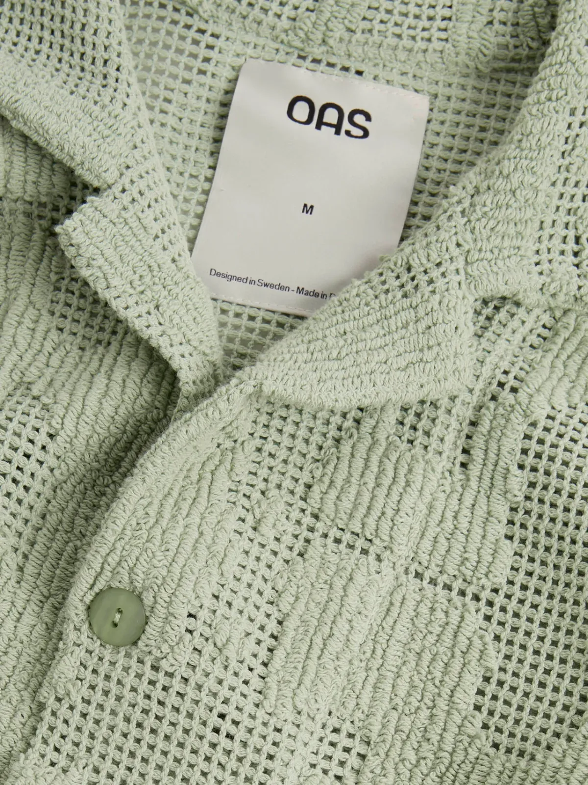 OAS Galbanum Cuba Crochet Shirt