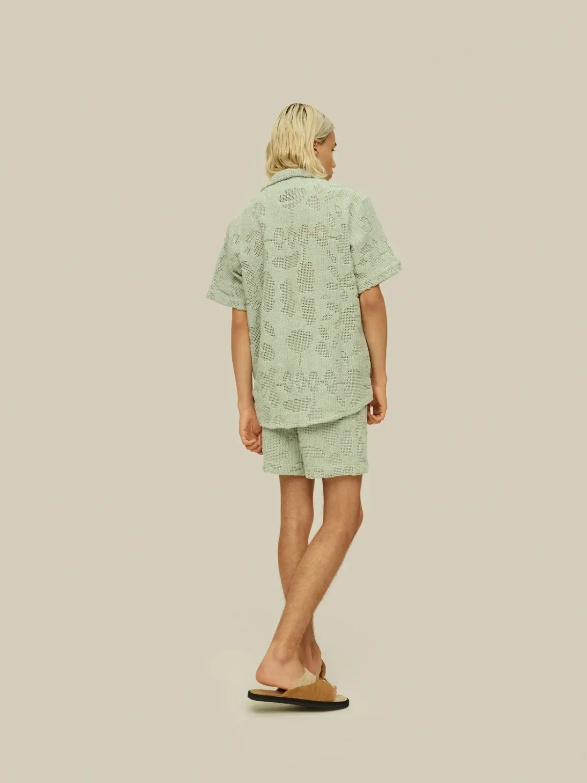 OAS Galbanum Cuba Crochet Shirt