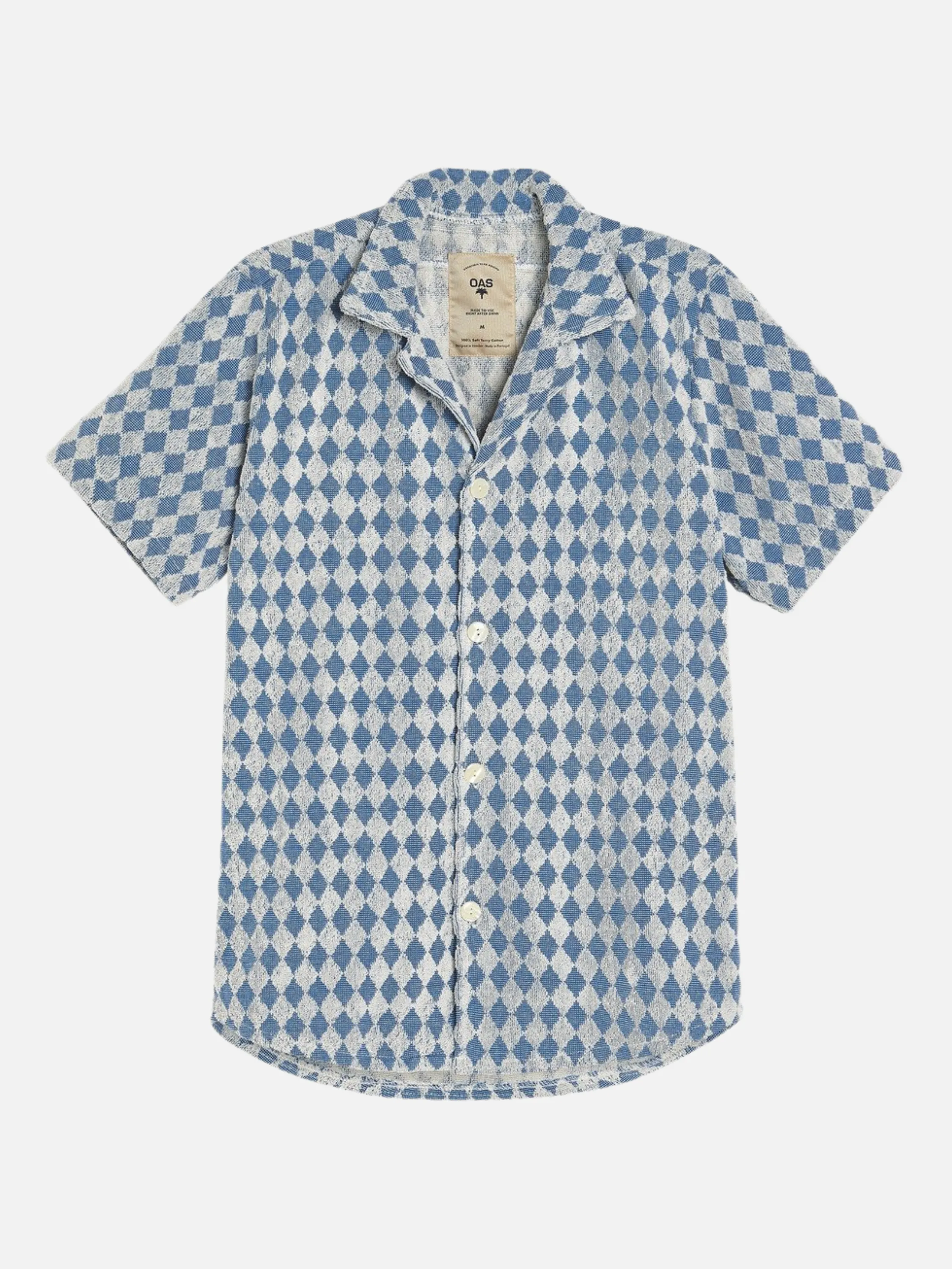 OAS Navy Diamond Cuba Terry Shirt