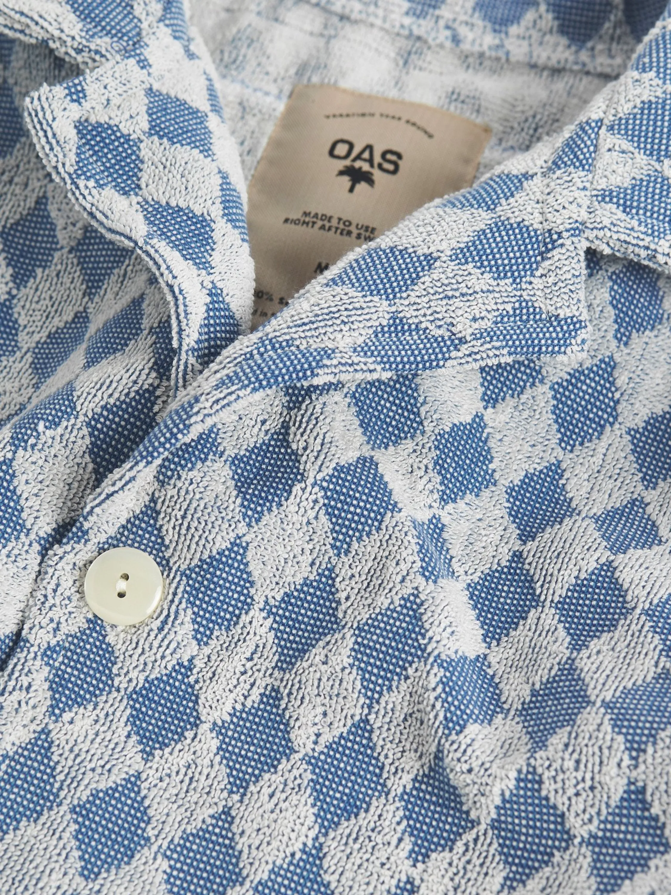 OAS Navy Diamond Cuba Terry Shirt