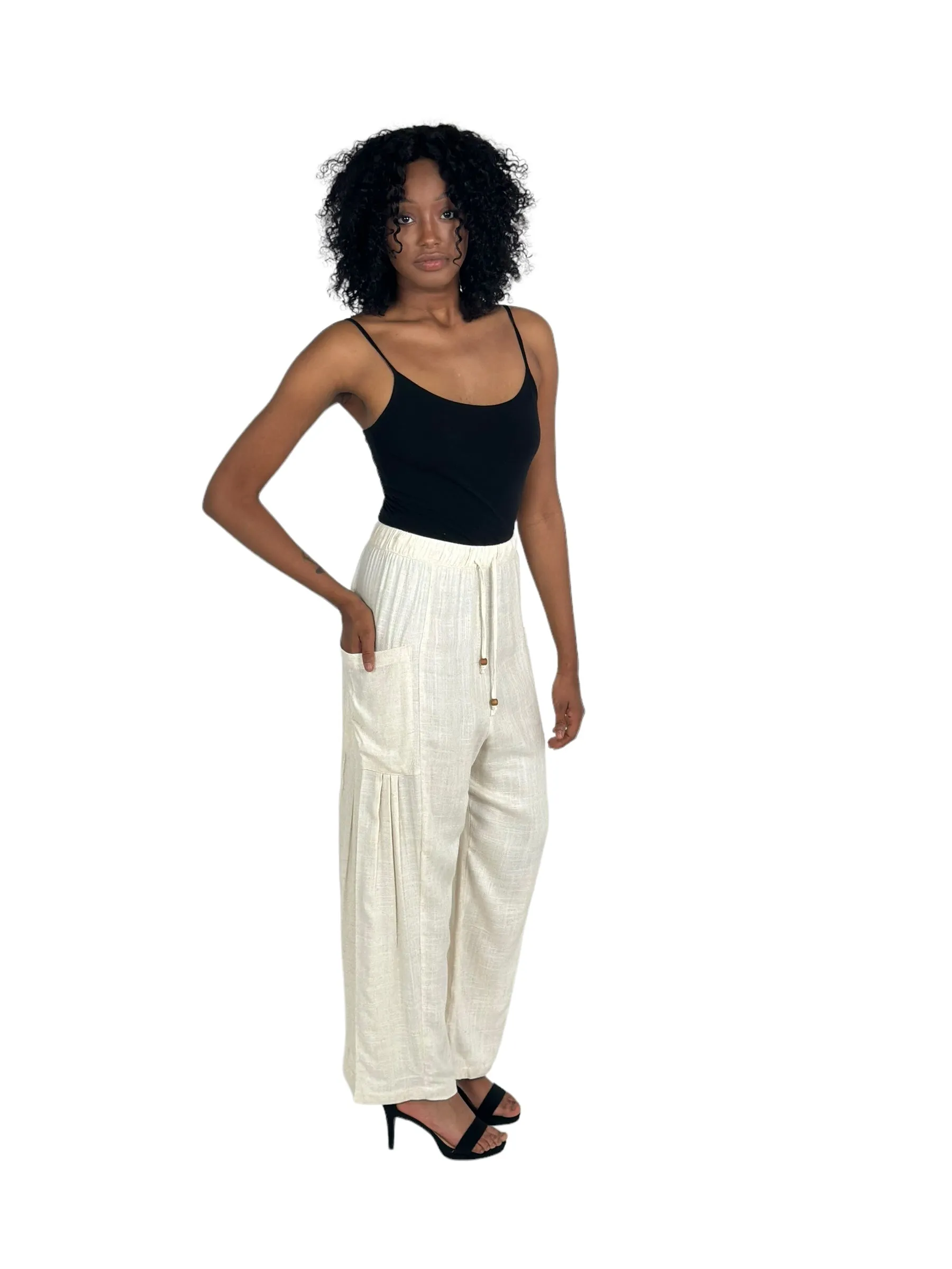 Oatmeall Cargo Pants