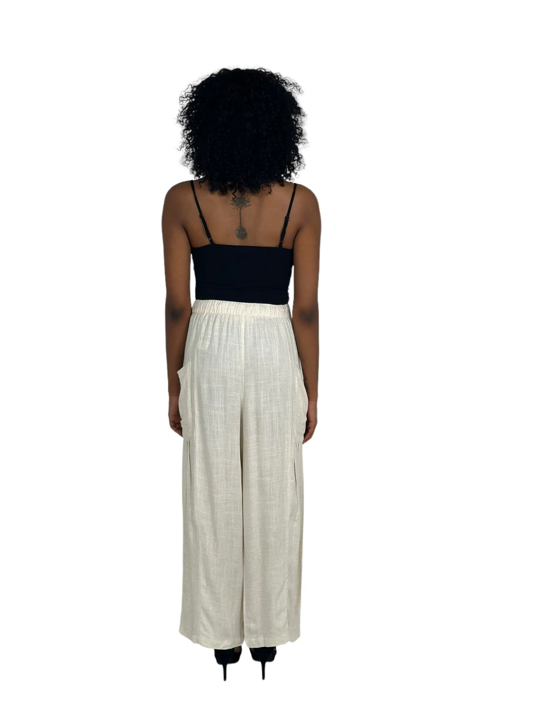 Oatmeall Cargo Pants