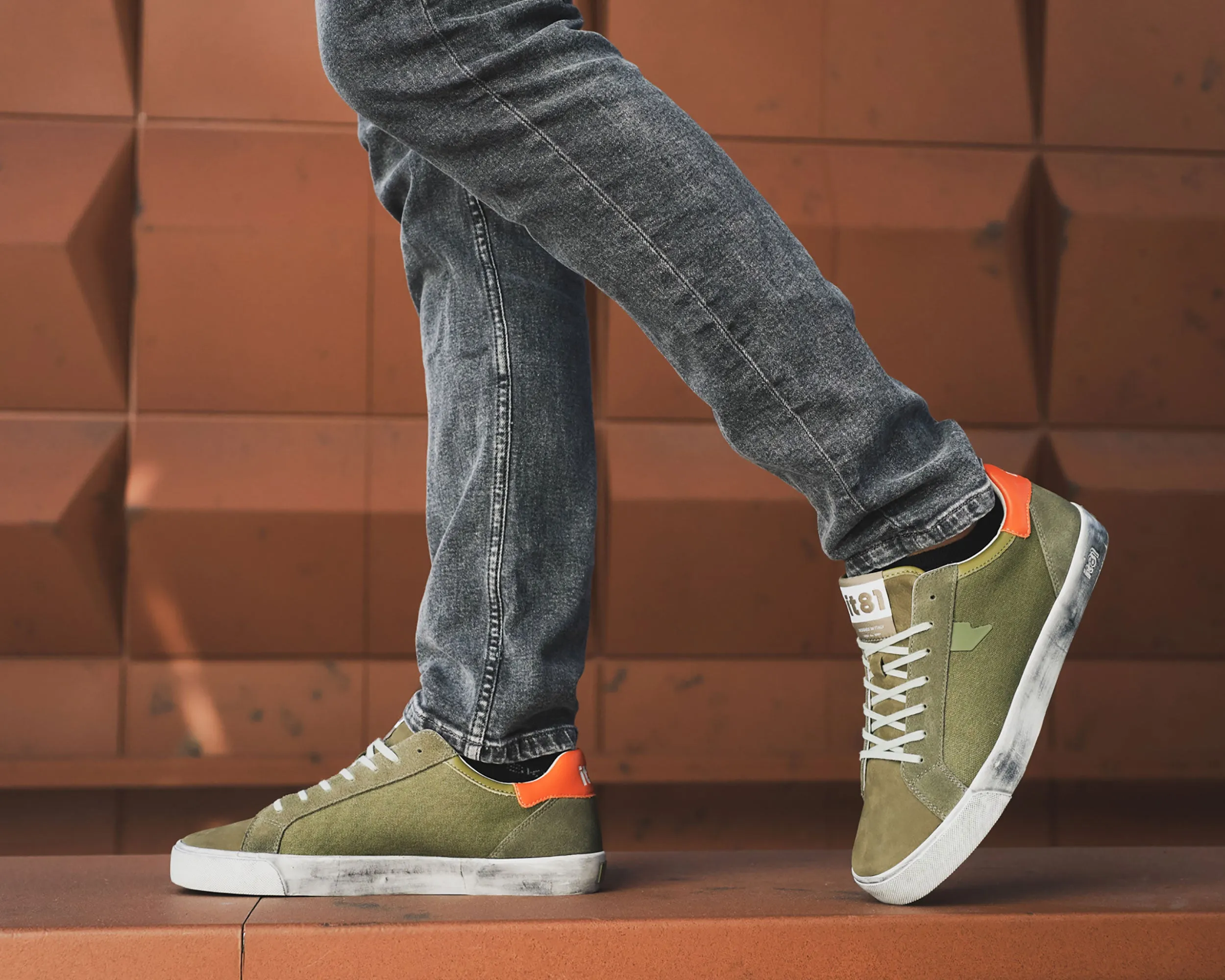 Olive Br. Green Low-top