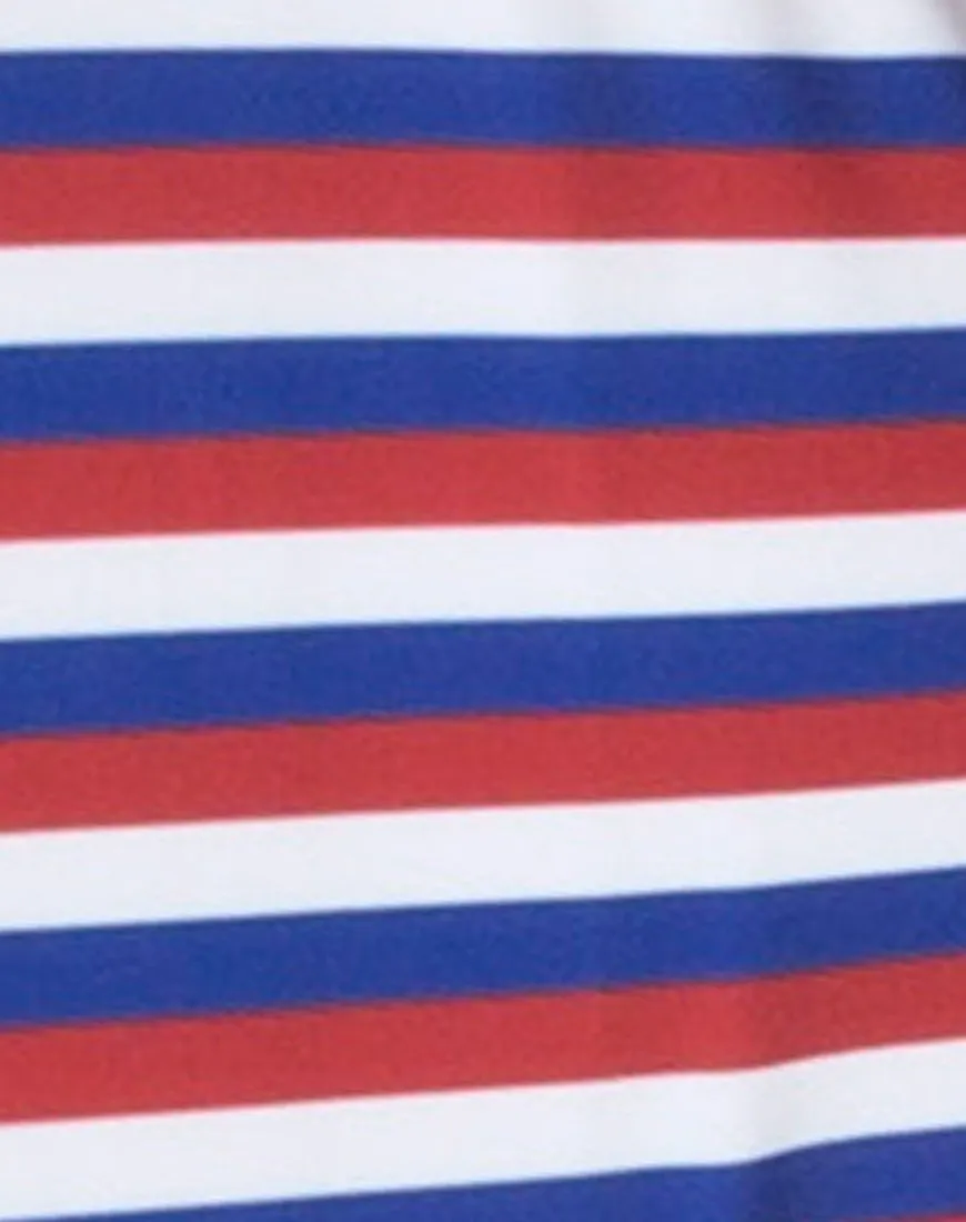 Olivia Swimsuit in Triple Stripe