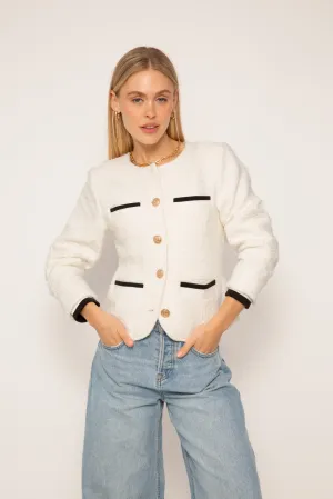 Oona Collarless Jacket