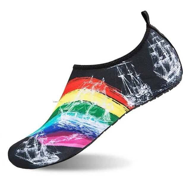 Outdoor Water Sports Shoes Barefoot Quick-Dry Aqua Yoga Socks Slip-on for Men Women