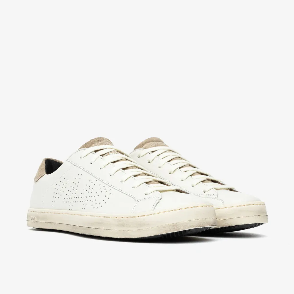 P448 Mens John - Cream Tab