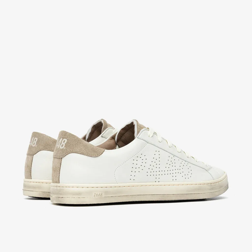 P448 Mens John - Cream Tab