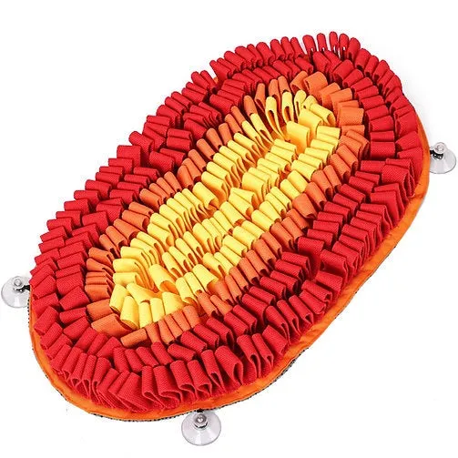 PawzNDogz Anti-Bite Fire & Ice Snuffle Mat - Challenge Level 2 (Fire Red)