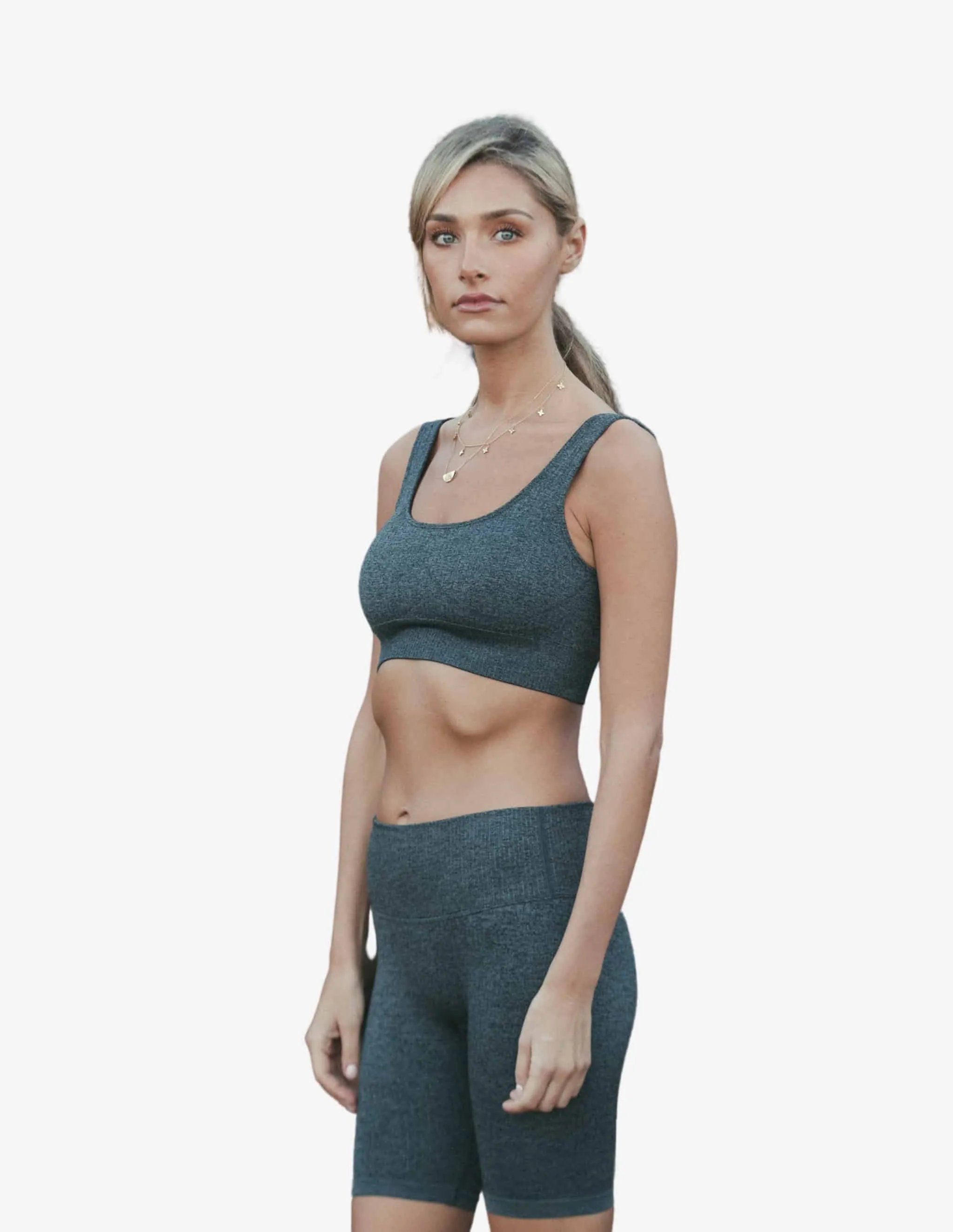 Pebble Ribbed Seamless Bra