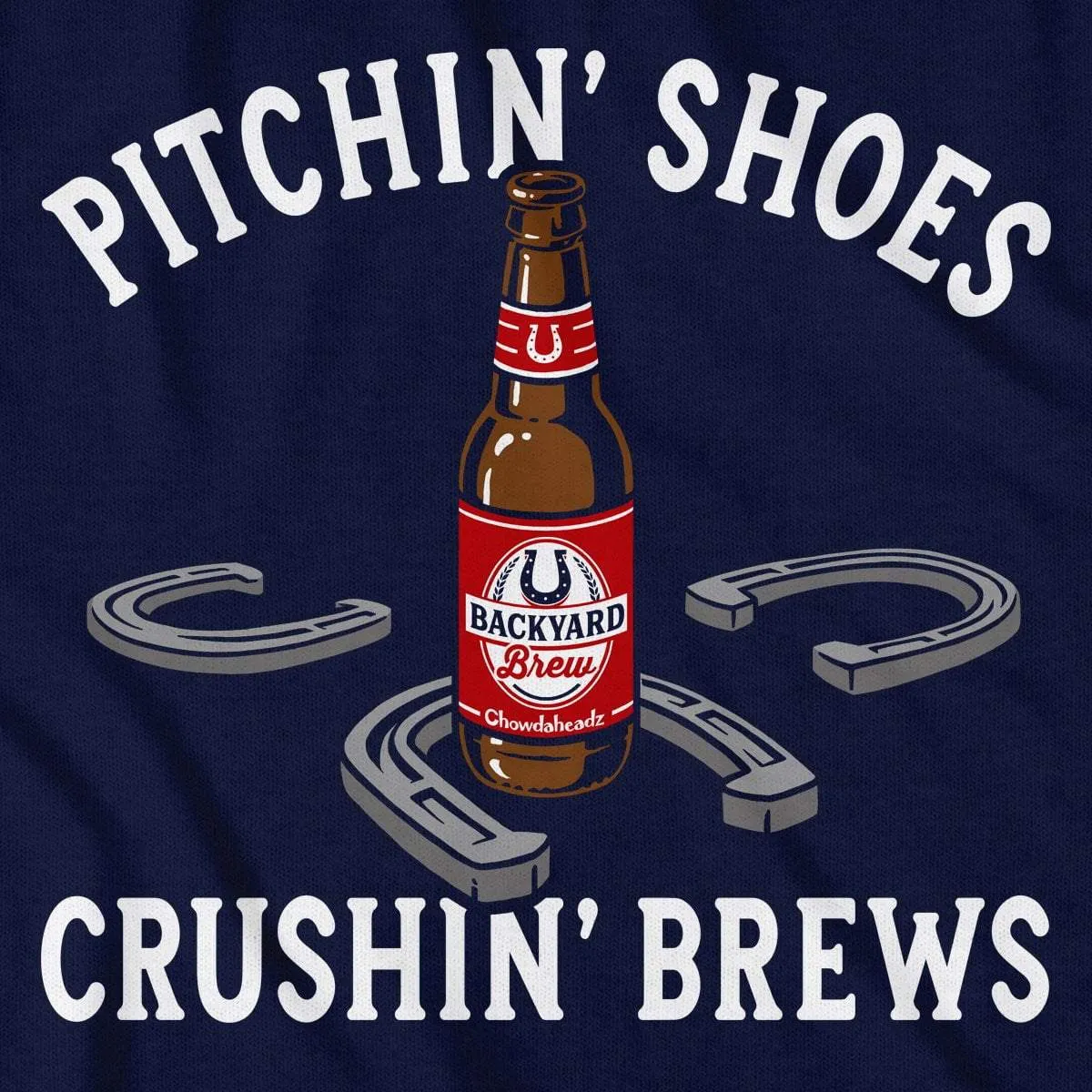 Pitchin' Shoes Crushin' Brews T-Shirt