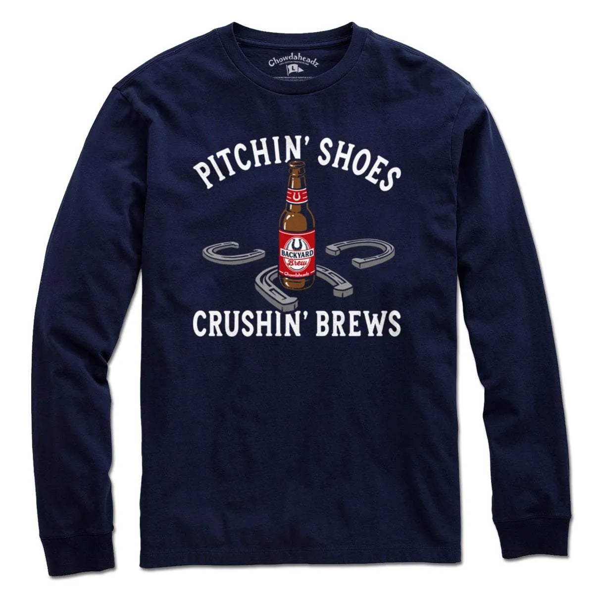Pitchin' Shoes Crushin' Brews T-Shirt