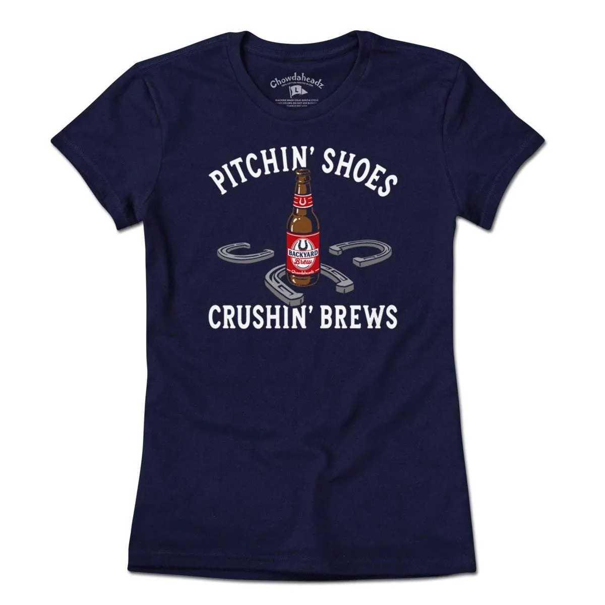 Pitchin' Shoes Crushin' Brews T-Shirt