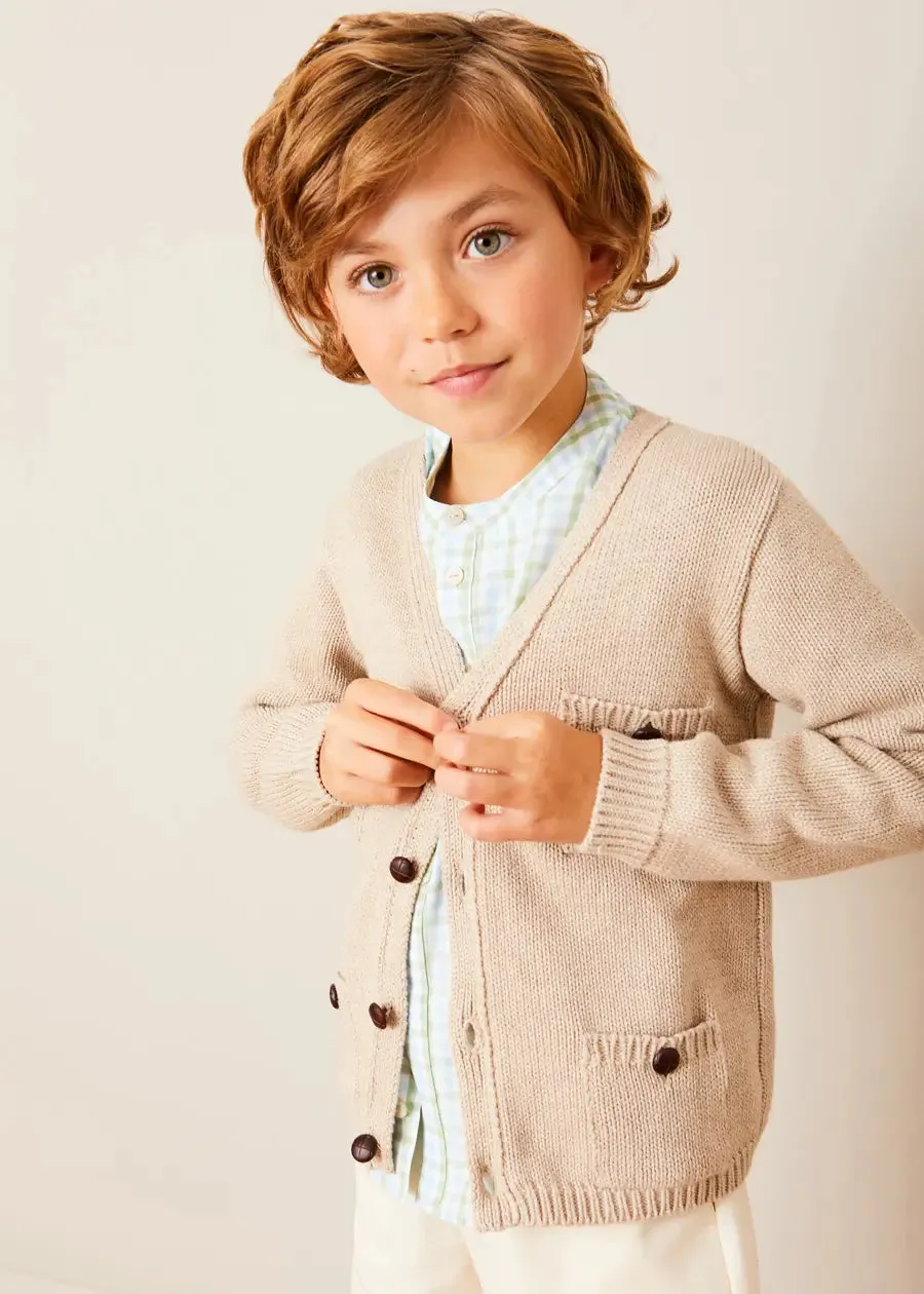 Plain Linen Shorts in White (4-10yrs)